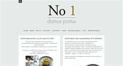Desktop Screenshot of domusportus.dk
